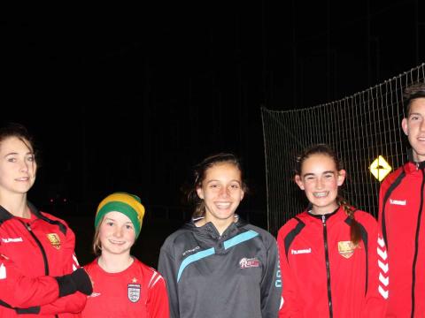 Matt Dyer with Monday night squad